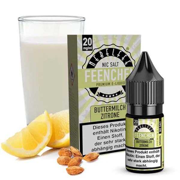 Feenchen - Buttermilch Zitrone - 10/20 mg Nikotinsalzliquid by Nebelfee