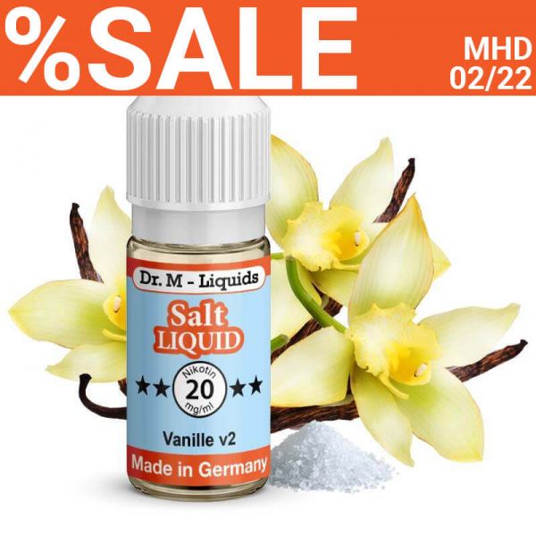 Dr. M - Liquids - Vanille v2 SALT Liquid - 20 mg - SALE