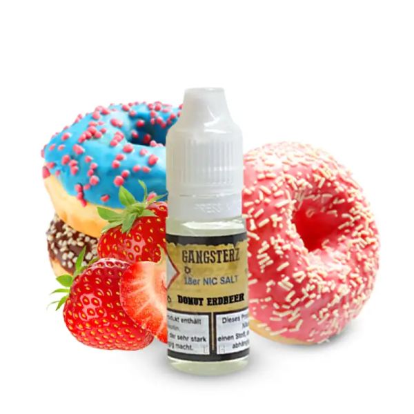 Gangsterz - Donut Erdbeere - 18 mg Nikotinsalzliquid