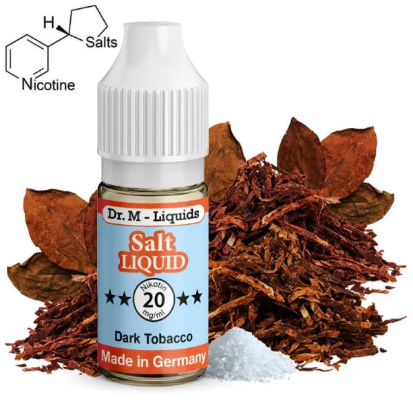 Dr. M - Liquids - Dark Tobacco SALT Liquid