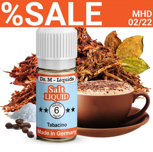Dr. M - Liquids - Tabacino SALT Liquid - 6 mg - SALE