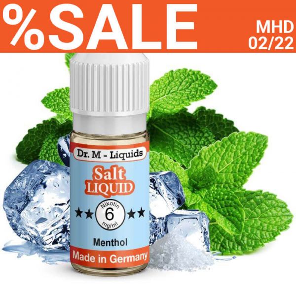 Dr. M - Liquids - Menthol SALT Liquid - 6 mg - SALE
