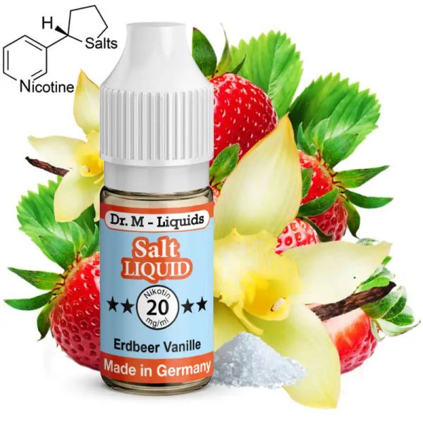 Dr. M - Liquids - Erdbeer / Vanille SALT Liquid