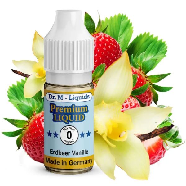 Leckeres Dr. Multhaupt Erdbeer / Vanille Premium E-Liquid