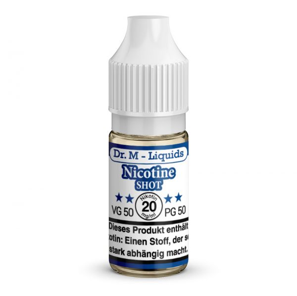 Dr. M - Liquids - VG/PG 50/50 - 20mg - Premium Nikotin-Shot