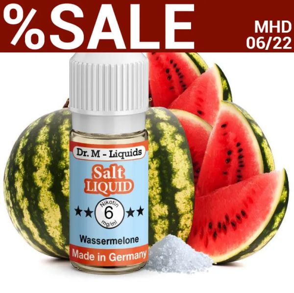Dr. M - Liquids - Wassermelone SALT Liquid - 6mg - SALE